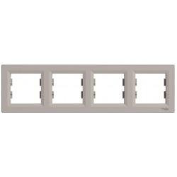 Рамка установочная 4-постовая бронза ASFORA EPH5800469